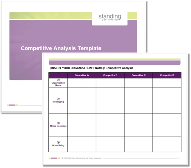 Free template to analyze your competitors
